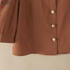 ZANZEA Damen Freizeit Quadratischer Kragen Locker Sommer Halbarm Bluse