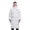 Fila Minimalist Hooded Windproof Warm Zipper Down Jacket Unisex Outerwear White FS2DJB4003X-OWH