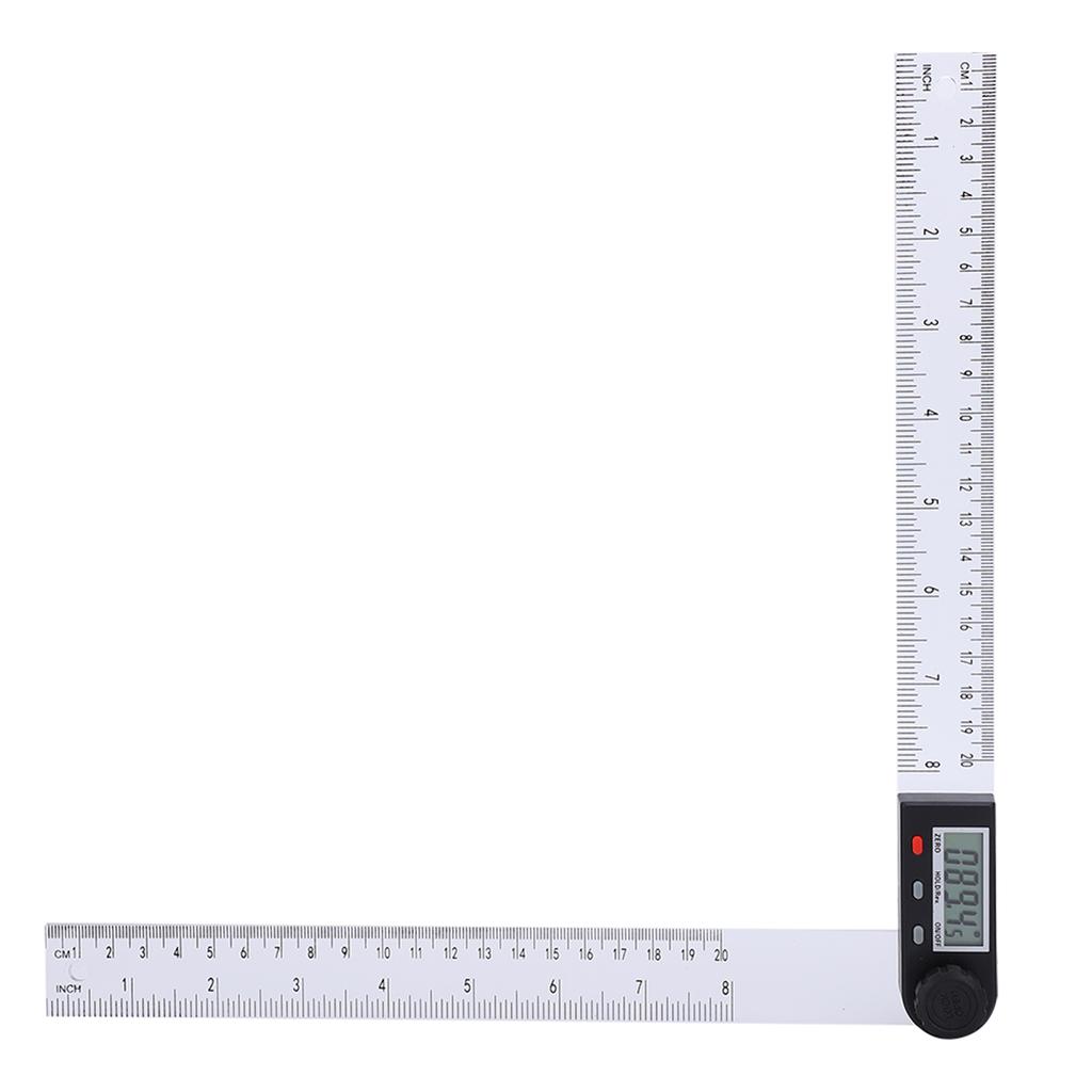 Digitální úhloměr Hledač úhlů Měřič Digitální displej Plastový goniometr ZX PD290
