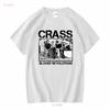 New Vintage Crass Bloody Revolutions Music Punk Rock T Shirt P1160 Vintage Washed Designer Clothes Stretched Comfortable Unisex