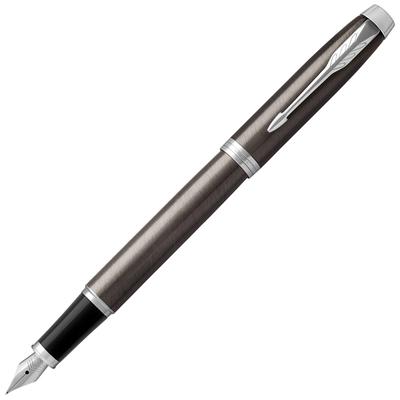 Parker IM Dark Espresso CT Fountain Fine Gift Officially Product Number 1975603 Pen, Nib, Boxed, Imported,