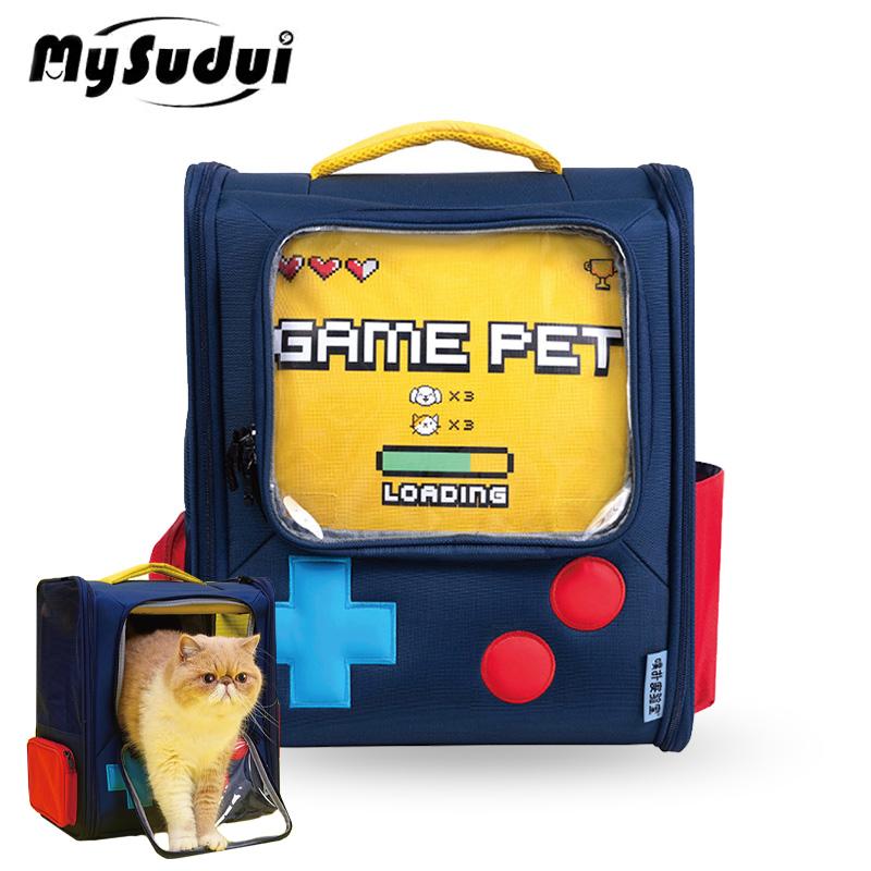 

Рюкзаки для игровой консоли MySudui, складные рюкзаки для домашних животных большой вместимости, зимние теплые, легко чистящиеся товары для путешествий с домашними животными