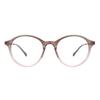 Clear TR90 Men Women Round Glasses Frame Plastic Lightweight Transparent Spectacle With Spring Hinge For Prescription Lenses