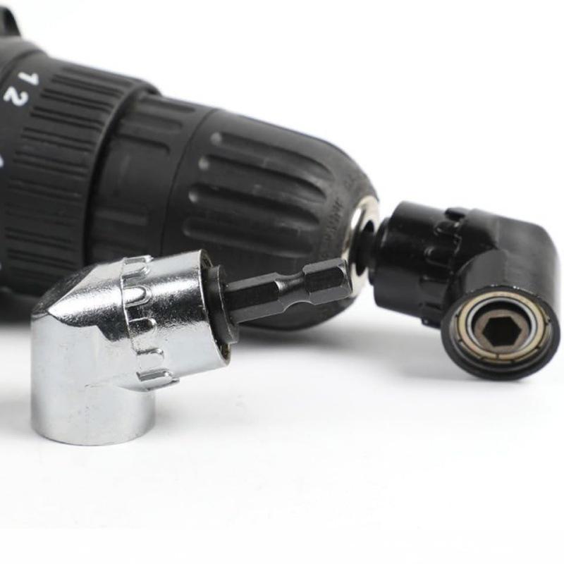 105° Offset Screwdriver Bit Holder Corner Connector Drill Extender Socket Bits