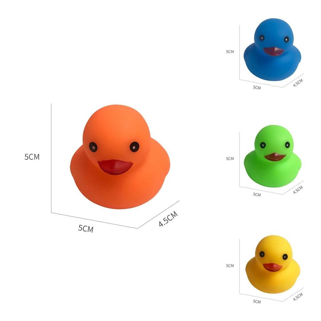 Colorful Small Yellow Duck Squeeze Toy For Swimming Play In Duckling Theme Pool