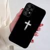 Bible Jesus Christian Cross Phone Case For Samsung Galaxy A13,21s,22,31,32,52,53,71,80,A91 Soft Black Shell