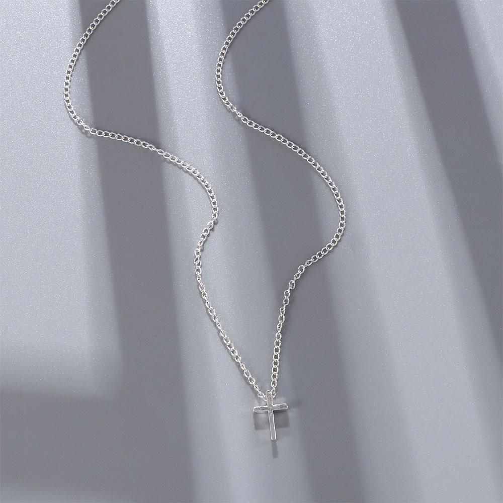 Accessories Fashion Lady Simple Gift Party Necklace Cross Pendant Clavicle Chain Jewelry