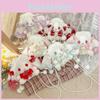 Handmade Lolita Hanging Ear Rabbit Bag Butterfly Bow Pearl Shoulder Design Strap