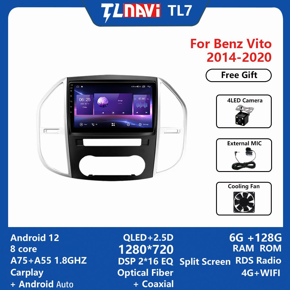 Mercedes-Benz Vito 2014-2020 Android 4G System Duży Ekran