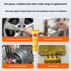 Car Wheel Polishing Compound Paste, Heavy Duty Metal Polish for Alloy Rims, Remove Rust, Oxidation & Brake Dust, Restore Deep Shine & Luster