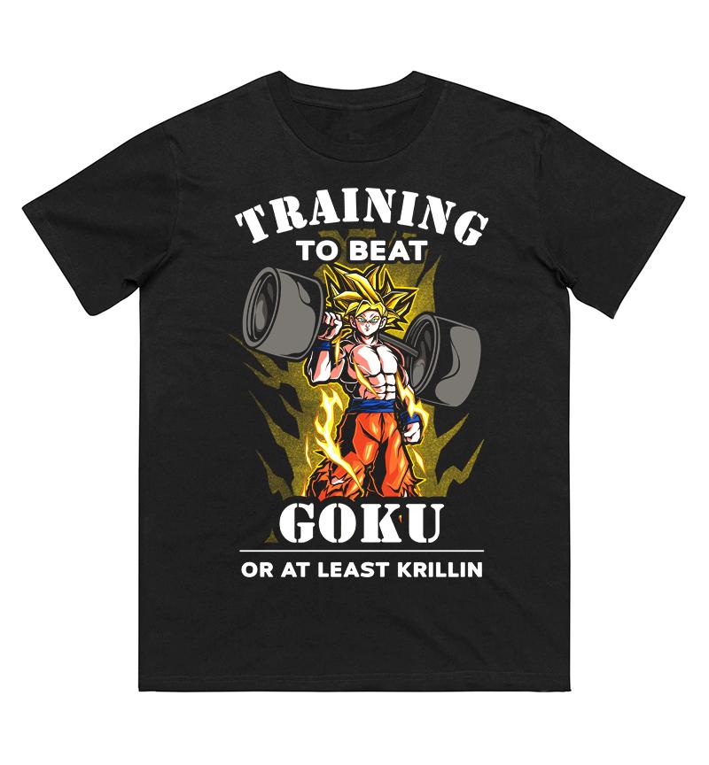 Anime Dragon Ball Goku Aufdruck Reines Baumwoll-T-Shirt für Männer und Frauen FrühlingSommer Neue Kollektion Mode Kurzarmhemd