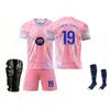 Echipament Sportiv Copii Barcelona Yamal Fotbal Tricou Set, Roz