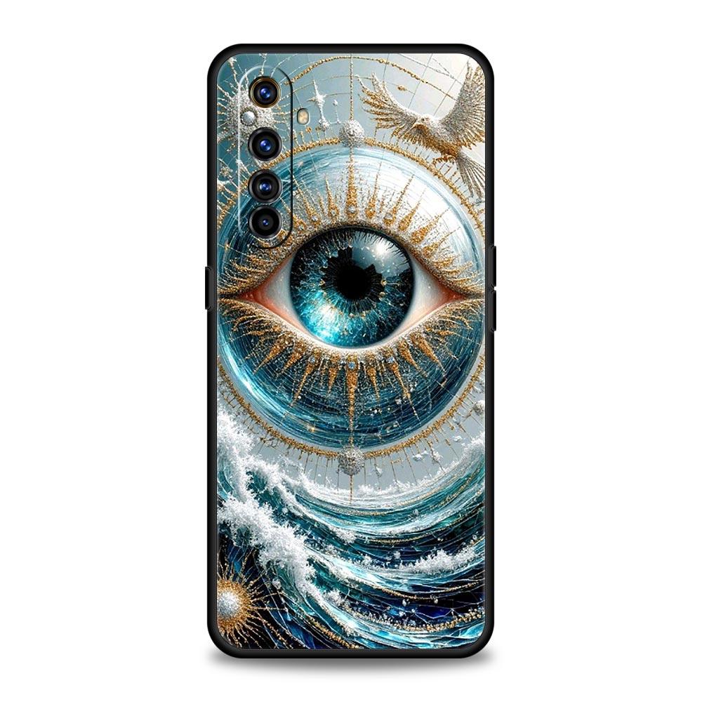 Fashion Eyelashes Eyes Case For Realme C67 C63 C55 C53 C35 C25 C21 GT 2 3 5 6 10 11 12 13 Pro Plus 5G Soft TPU Phone Cover Capas