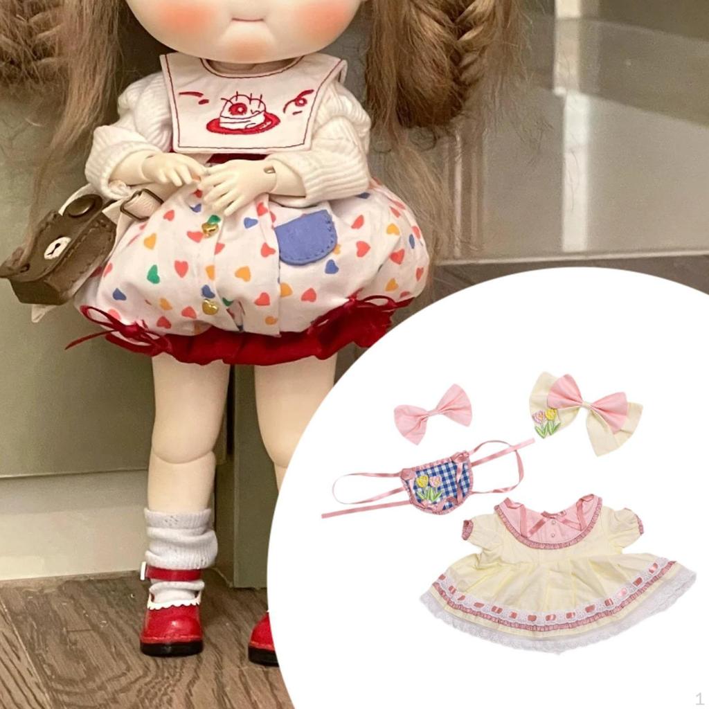 38cm Doll Clothes Cute Suit Accessories DIY Toy Dress up Trendy
