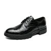 Men's Shoes Large Size Heightening Dress Leather Shoes Men's Spring and Autumn Business Casual Shoes One Foot Loafers