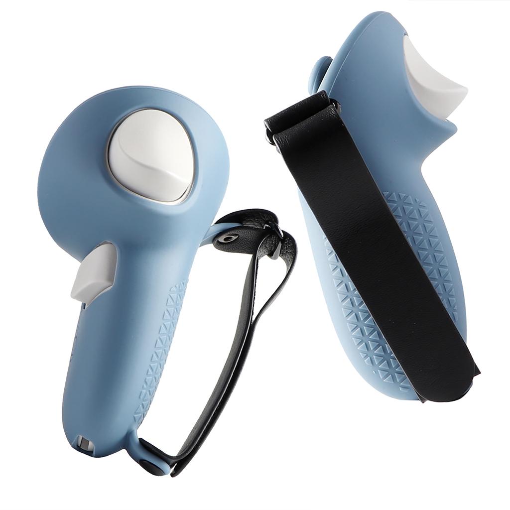 1 Set Silicone Sleeve Case with Joystick Caps for Q 3 VR Headset Touch Controller Comfortable Gaming Accessory