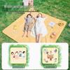 City Wave Waterproof Picnic & Camping Ground Mat - Thick, Foldable, Moisture-Proof, Portable