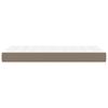 Vidaxl Materac Kieszeniowy, Taupe, 90X190X20 Cm, Tkanina