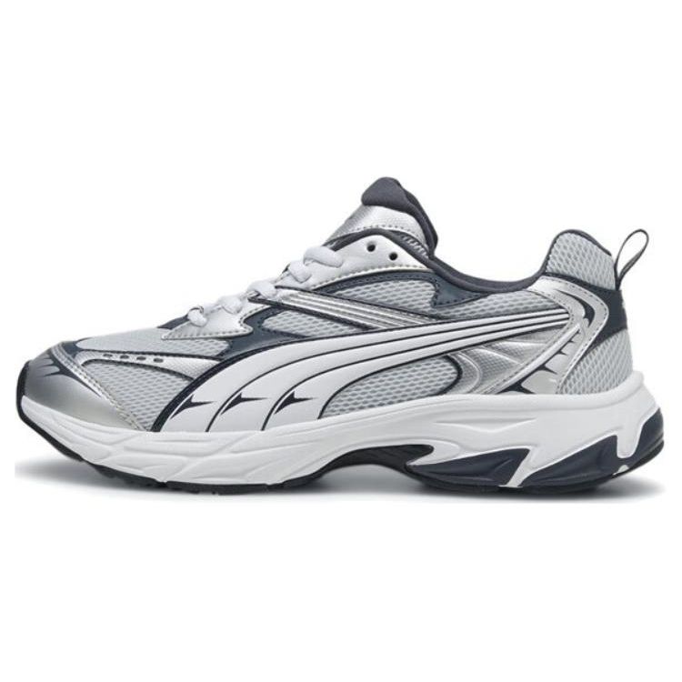 

Кроссовки унисекс Puma Morphic Silver Glacial Grey White Strong-Grey 392724-16 EU 37 серебряный/серый
