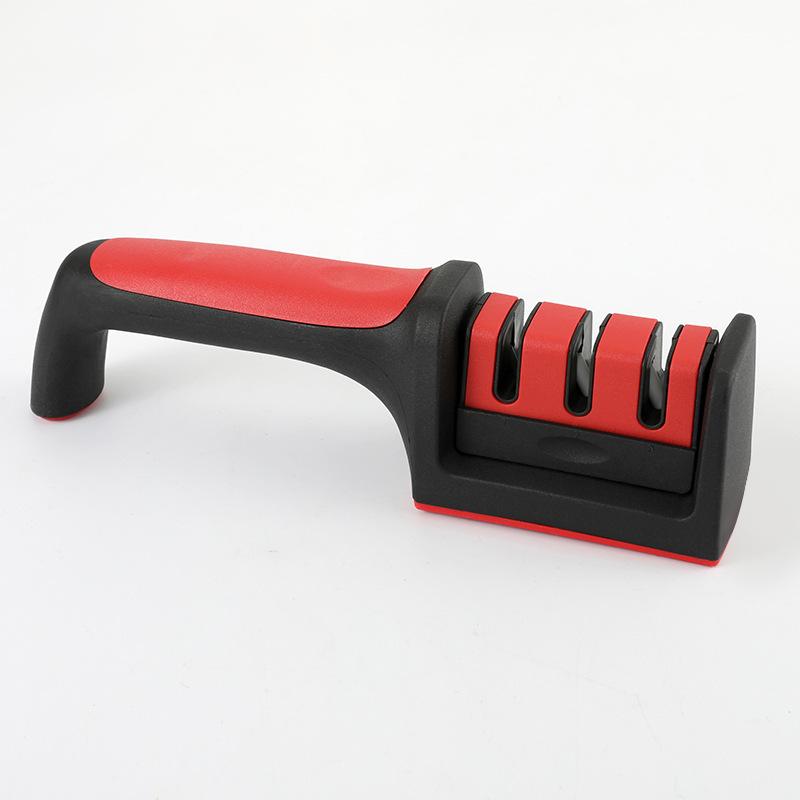 Knife Sharpener Household Multifunctional Three-stage Sharpening Stone Quick Ceramic Sharpening Tool