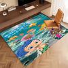 1pc Bubble Guppies Print Area Rug - Soft, Washable Non-Slip Indoor Mat, Living Room, Home Office Decorative Rug,Office Decorative