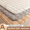 2026 Quilted Mattress,Thin Mattress, Home Bedroom and Dormitory Soft Cushion, Protected Pad, Anti Slip Mattress