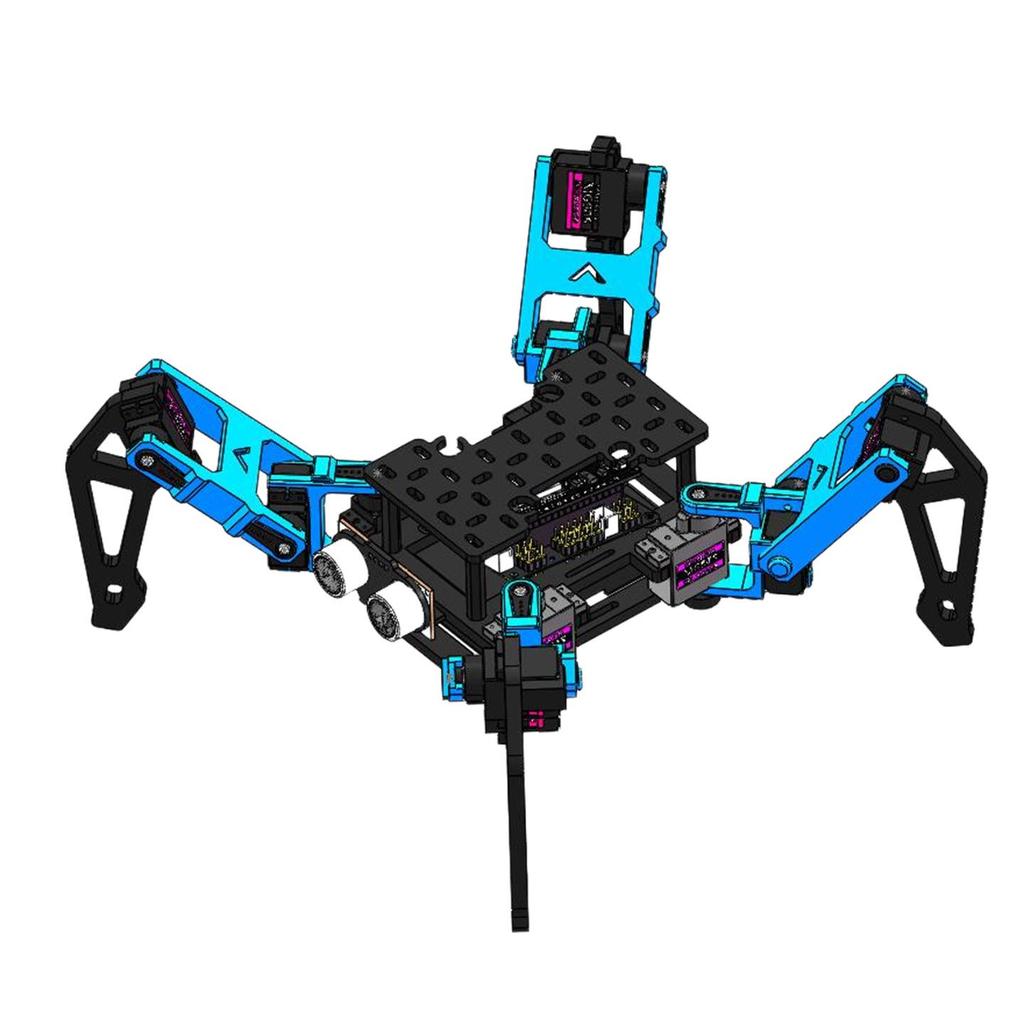 ESP32 Smart Bionic Spider: AI-Driven Voice-Controlled Quadruped for Arduino Makers