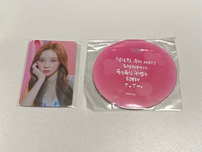 [USED] AESPA Candy MD Glass Cup Trading Card Winter