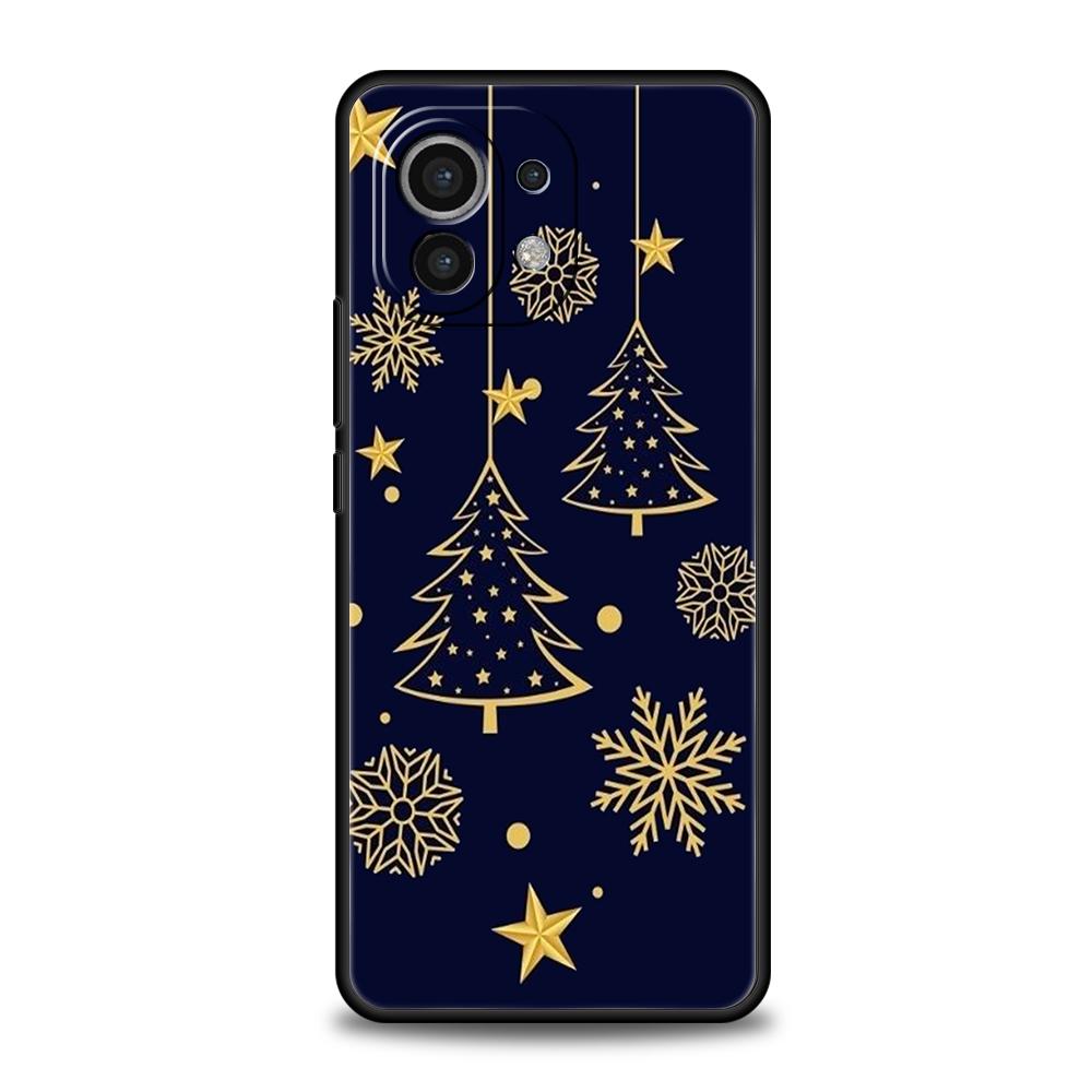 Merry Christmas Tree Phone Case For Xiaomi 15 14 13 12 Lite 14T 13T 12T Pro Poco X7 X6 X5 X4 X3 NFC F7 Ultra F6 Pro Soft Cover