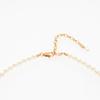 Green Safety Buckle Pendant Autumn And Winter Millet Bead Pearl Pendant Light Luxury Agate Collarbone Chain Women'S Necklace