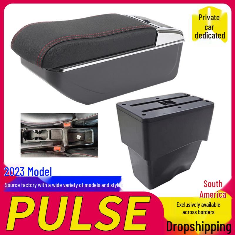 2023 FIAT PULSE Center Armrest Box for South America Model - Easy Installation, No Drilling Needed