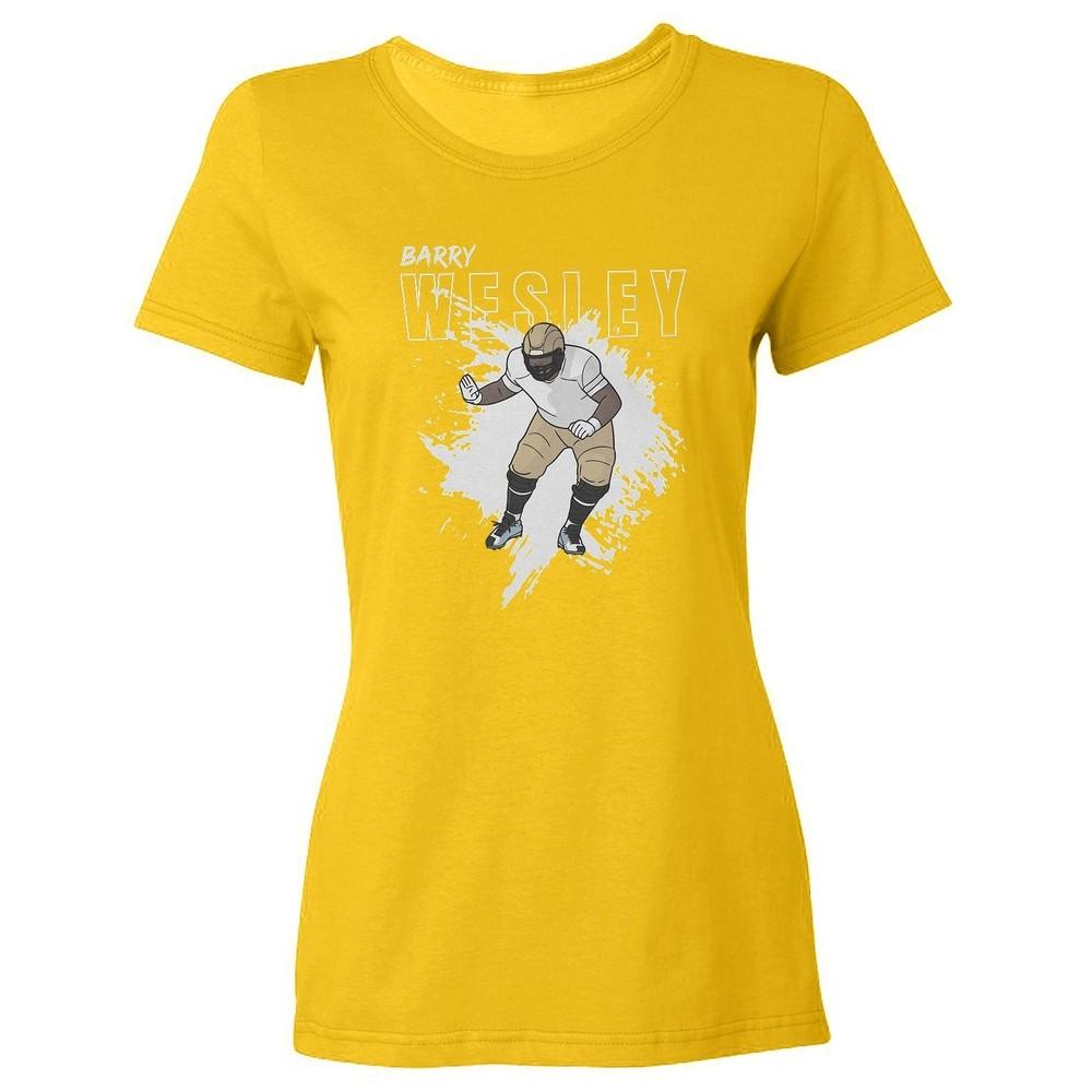 Barry Wesley Inspired Splash Design- New Orleans Fans Ladies  Crewneck T-Shirt Unisex T-Shirt XXXL