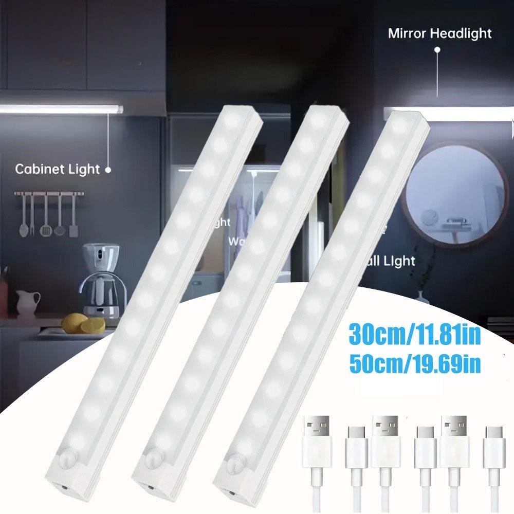 Human Intelligent Sensing LED Lights USB Charging Night Lights Magnetic Self-adhesive Wardrobe Lights