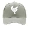 Decoração de Parede de Metal com Silhueta de Galinha Floral Chapéu Hip Hop Moda Esportes ao Ar Livre Boné de Baseball Sanduíche