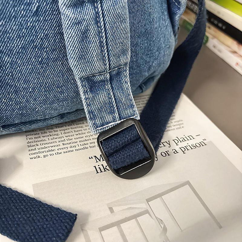 Denim Ryggsekk Dame Ryggsekk Student Skolesekk