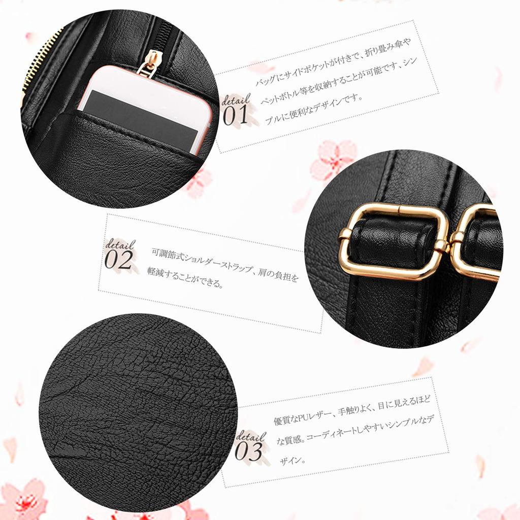 NICOLE DORIS Mini Backpack for Multiple PU Leather Perfect for Wine Red & Women's Daypack, Small, Adult-Size Business, Water-Repellent, Lightweight,