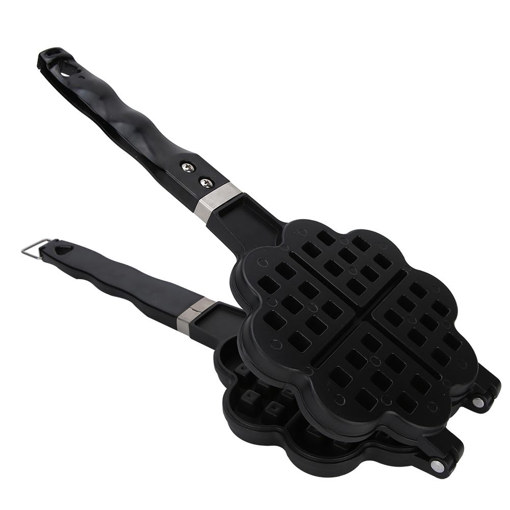 Heart Shaped DIY Waffle Maker Waffle Cake Mold Baking Tray Household Baking Accessories for Gas