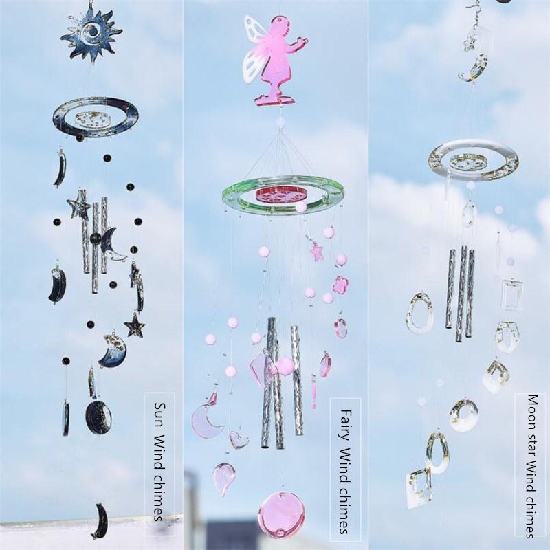 6 Stili Campanelli Eolici Stampo in Resina Epossidica per Ornamento Fai da Te
