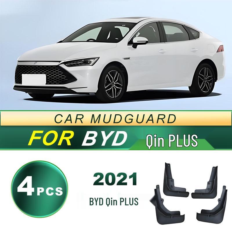 Soft Rubber Mudguards for 2021 BYD Qin PLUS Tires - Modification Accessory