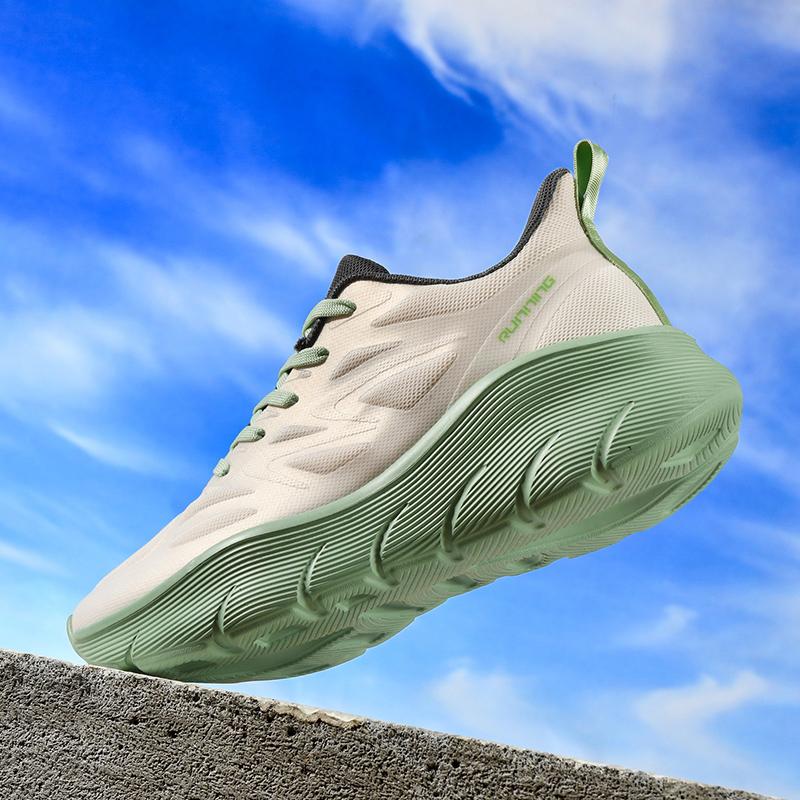 36-47 Couple Plus Size Lightweight Stylish Cushioned Thick Sole Height Increasing Running Shoes Sports Sneakers