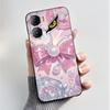 Custodia per Stampa per ZTE Nubia Neo 3 5G Fundas Capa Guscio Nero in Silicone Morbido Copertura ZTE Nubia Neo 3 GT Carina Custodia con Fiore e Cartone Animato