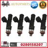 4Pcs/lot Fuel Injectors 0280158207 8A6G-AA 8A6G9F593AA For Ford Focus Mk3 2012-2018 1.6 Fiesta B-max C-max