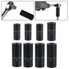 Double Head Square Tap Die Socket Adapter Set Taps Reamer Extractor 1/4" 3/8" Socket Driver Thread Repair Electric Drill Tools