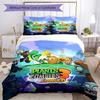 Plants Vs. Zombies Comforter Cover Set Design for Guest Room Lightweight Perfect Gift for Friends & Family