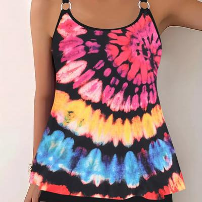 Womens Print Set Swimsuit Swimwear Bathing Suit Beachwear Pieces Bikini Plus Size