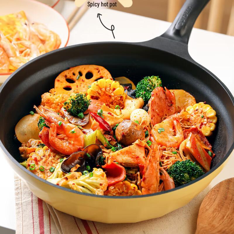 Buydeem 30cm Low-Smoke Non-Stick Frying Pan
