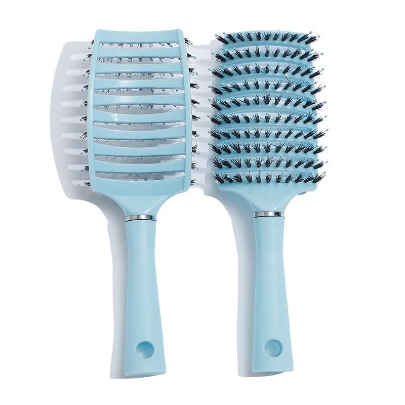 Arc-Shaped Fluffy Massage Comb for Curly & Straight Hair Styling