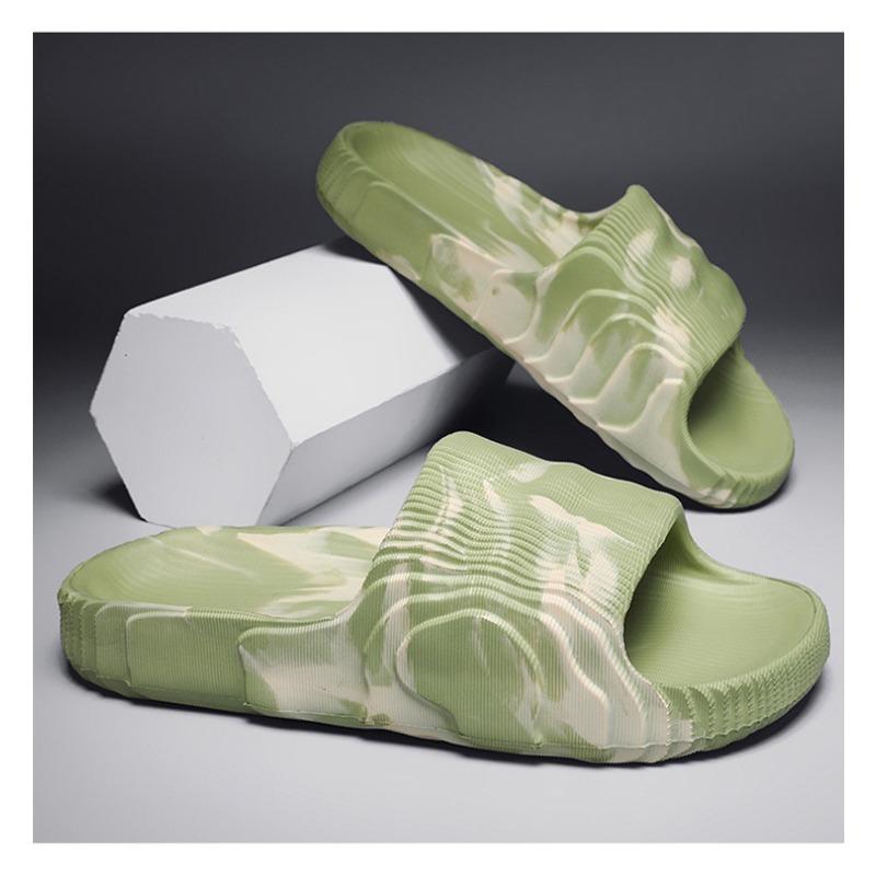 Summer Fashion Camouflage Thick Sole Slide Sandals For Men Women Large Size Casual Home Slippers