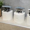3D Printed Raccoon Toilet Paper Holder - Playful Bathroom Decor with Lid, Ideal Gift for Humor Lovers, Freestanding Design, Raccoon Bathroom Decor