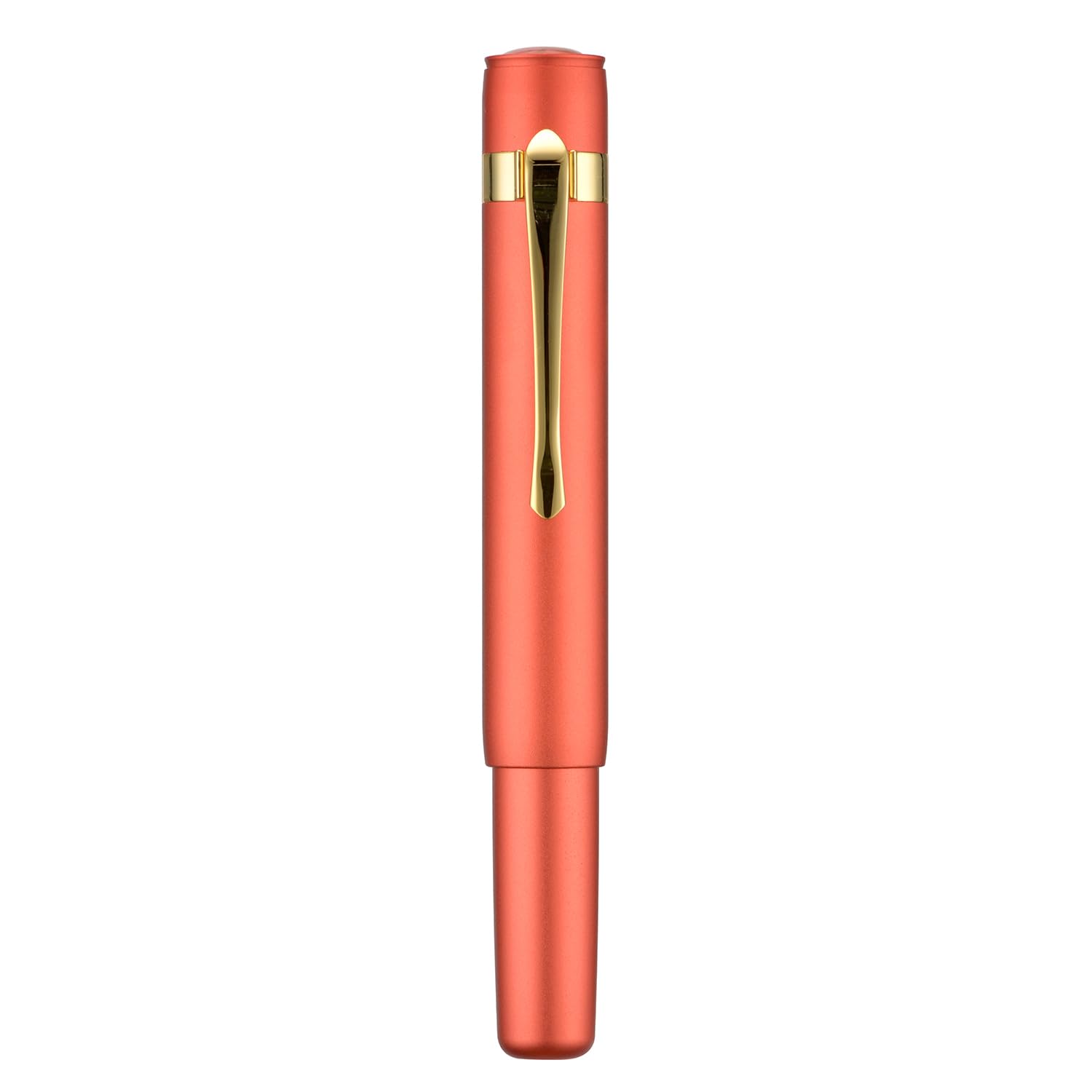 

Hongdian M2 Mini Fountain Fine Soft Slim Pocket Travel Pen Pen, Orange, Nib, Nib, Aluminum, оранжевый